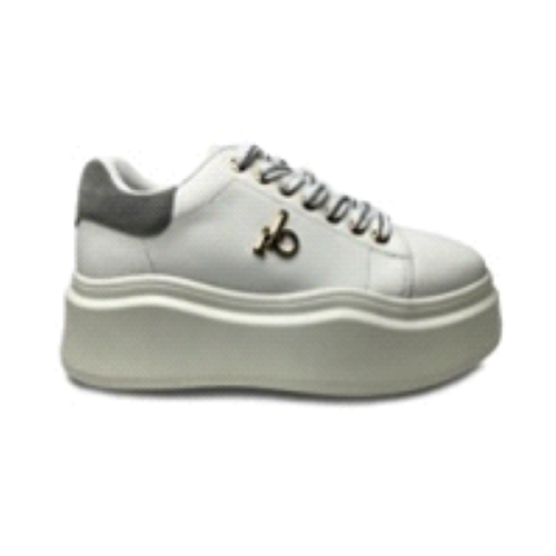 SCARPA WHITE RB GOLD LATERALE