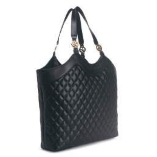 BORSA BLACK TRAPUNTATA