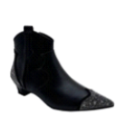 SCARPA BLACK CON STRASS