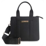 BORSA TOTAL BLACK DOPPIO MANICO