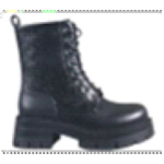 ANFIBIO BLACK CON LACCI E RB MONOGRAMMA