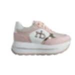 SCARPA PINK DETTAGLI GOLD RB BRILLANTINATA