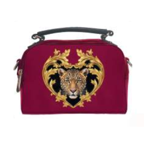BORSA RED PANTERA NEL CUORE
