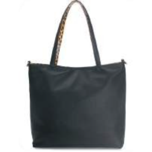 BORSA BLACK/LEOPARD REVERSIBILE