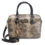 BORSA BAULETTO BROWN SNAKE 