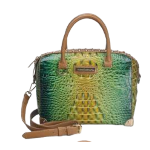 BORSA BAULETTO GREEN CRO