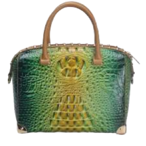 BORSA BAULETTO GREEN CRO