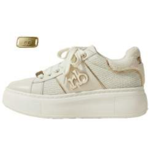 SCARPA WHITE LATERALE GLITTERATO 