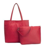 BORSA RED/BROWN REVERSIBILE