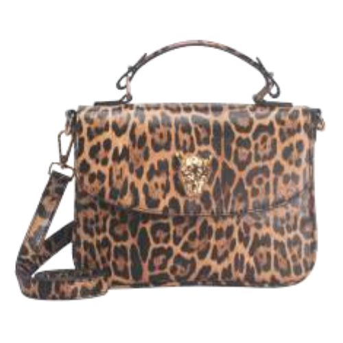 BORSA LEOPARD WITH HEAD PANTERA CON TRACOLLA