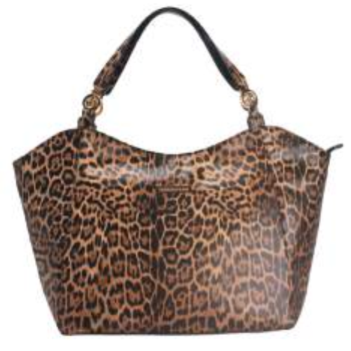 BORSA LEOPARD SENZA TRACOLLA
