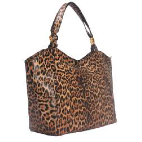 BORSA LEOPARD SENZA TRACOLLA